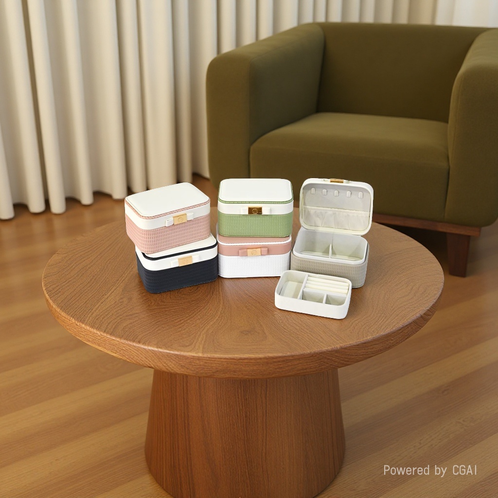 Makeup storage box, desktop storage box, cosmetics storage box, storage items storage box details Picture