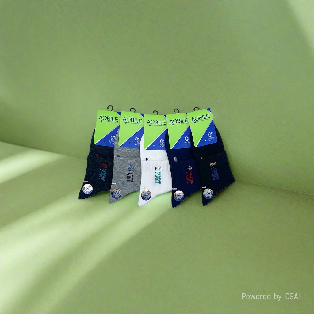 Obile Gentleman's Mulberry Silk Men's Socks Gift Box: Fashionable business socks, fresh and breathable for one use