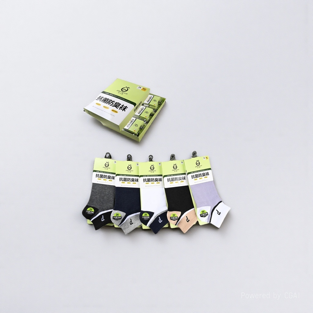 Antibacterial and deodorizing men's socks are breathable, comfortable, thickened, wear-resistant and durable for daily use