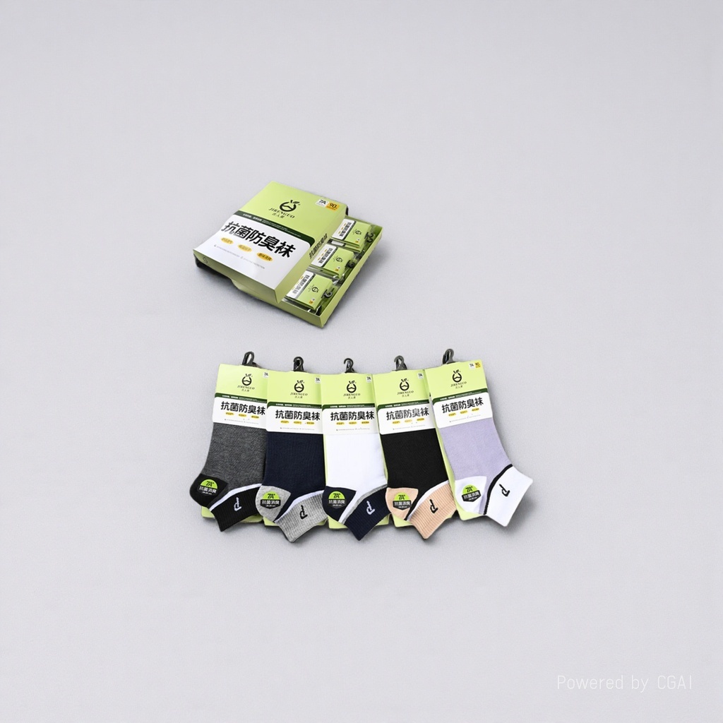 Antibacterial and deodorizing men's socks are breathable, comfortable, thickened, wear-resistant and durable for daily use Specification image