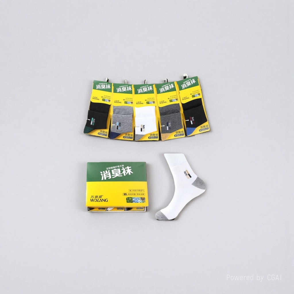 Wandi Wolf Men's deodorizing socks, shoes and socks Deodorant Xiaodie Daily Chemical packaging display picture Application Scenario