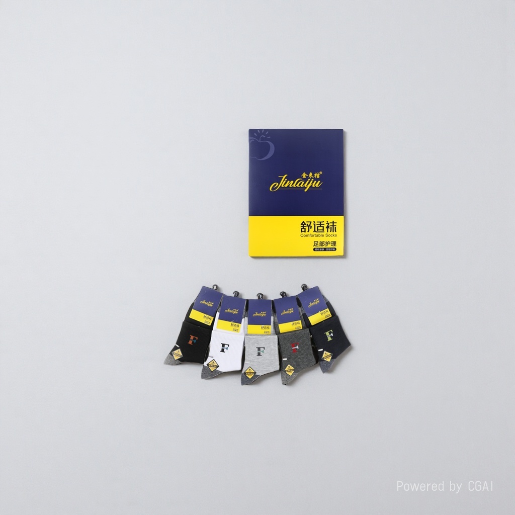 Jinlaiju comfortable socks, five pairs in a fan box packaging bag, self-sealing paper fan disposable men's underwear Application Scenario