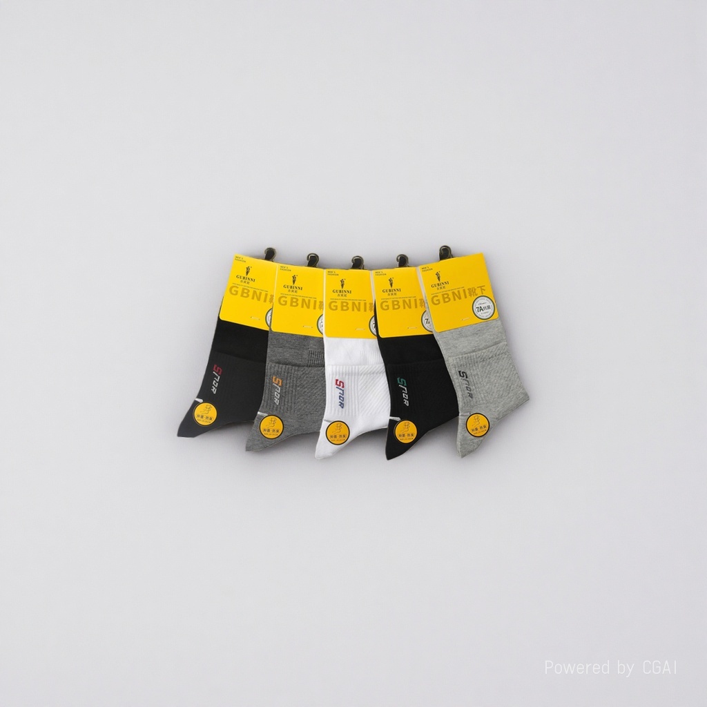 Gubini short sports cotton socks Men's long casual and trendy socks details Picture