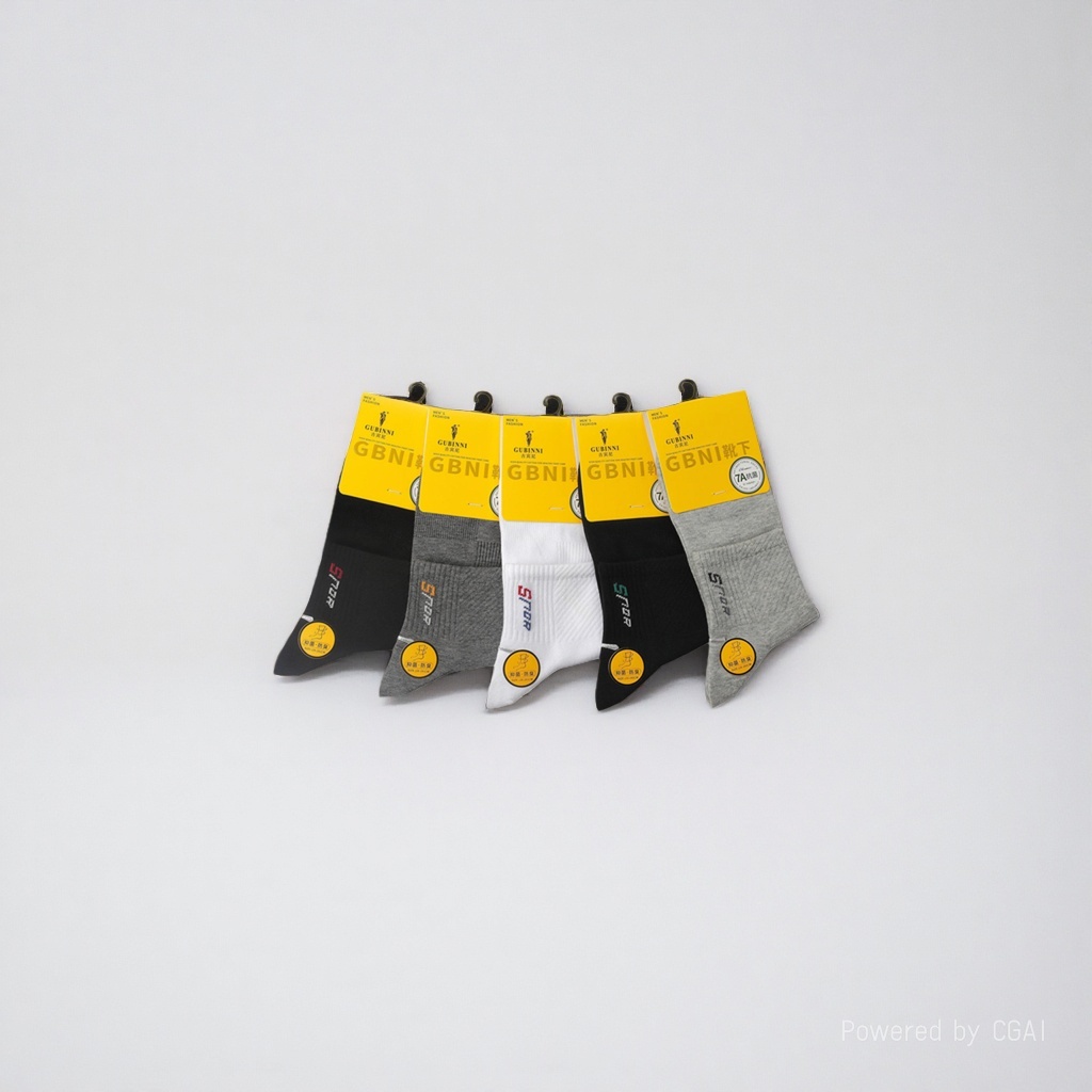 Gubini short sports cotton socks Men's long casual and trendy socks Specification image