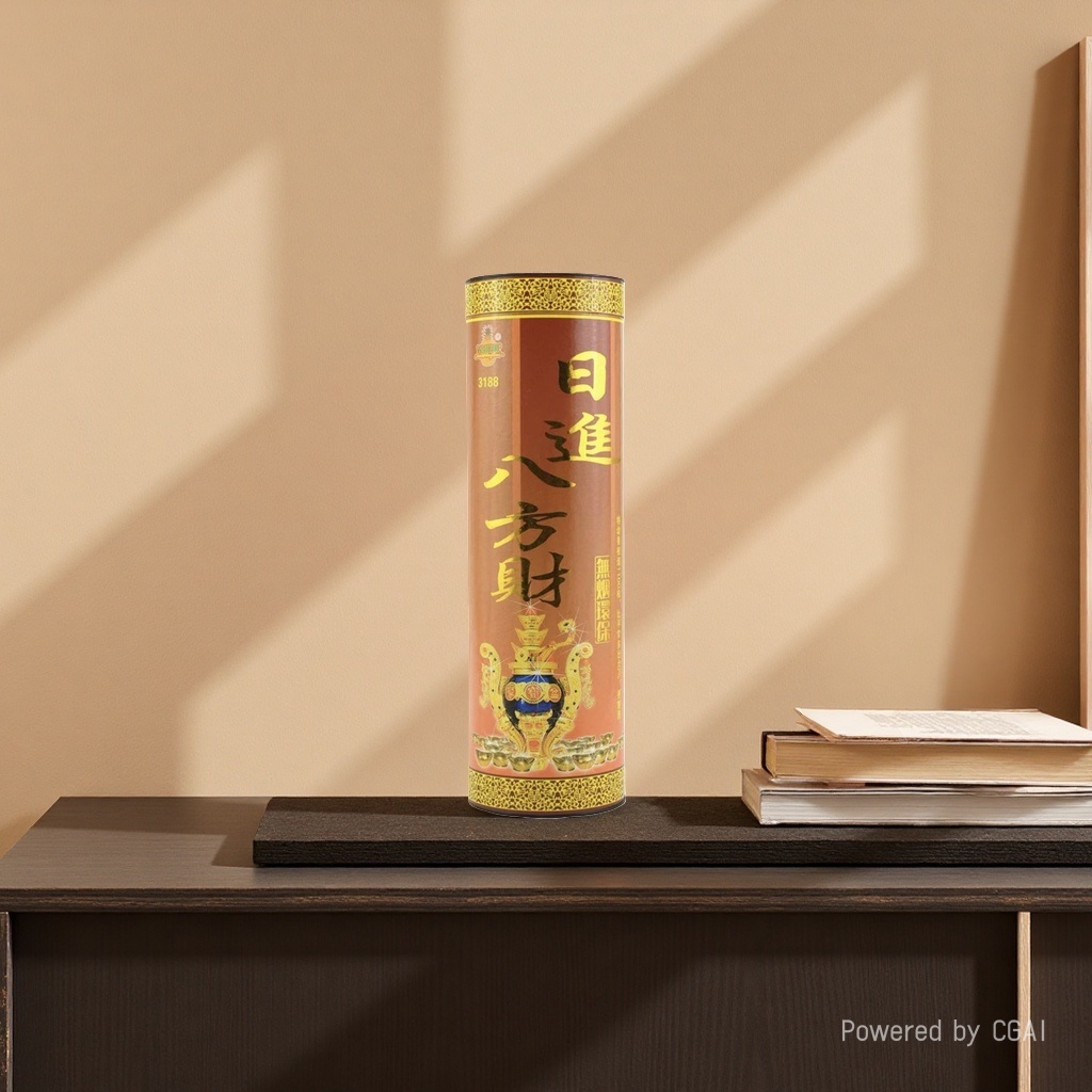 Jinwanglai Incense Tube, "Daily Wealth in All Directions" Smokeless Incense, 32 cm eco-friendly smokeless Incense, Bamboo stick Incense, Buddha Worship Incense details Picture