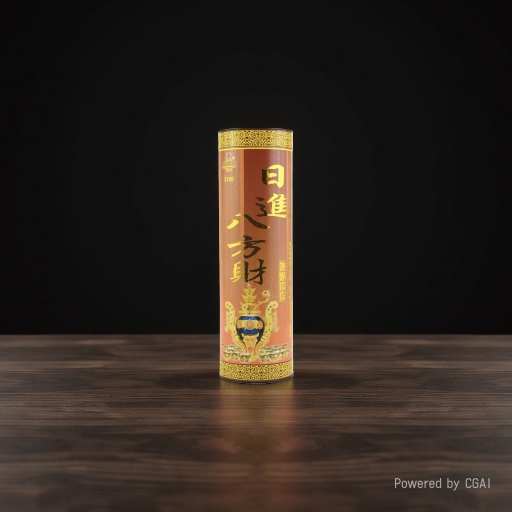 Jinwanglai Incense Tube, "Daily Wealth in All Directions" Smokeless Incense, 32 cm eco-friendly smokeless Incense, Bamboo stick Incense, Buddha Worship Incense Specification image