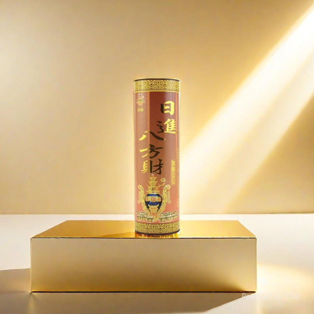 Jinwanglai Incense Tube, "Daily Wealth in All Directions" Smokeless Incense, 32 cm eco-friendly smokeless Incense, Bamboo stick Incense, Buddha Worship Incense Application Scenario
