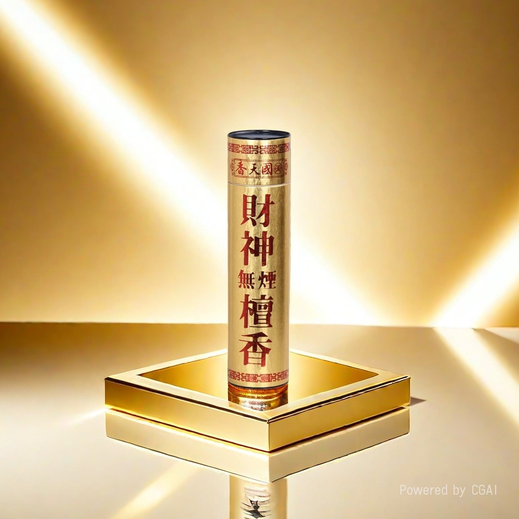 Guotianxiang Wealth God Smokeless Sandalwood Incense for Buddha Worship, 32 cm eco-friendly smokeless incense, bamboo stick incense