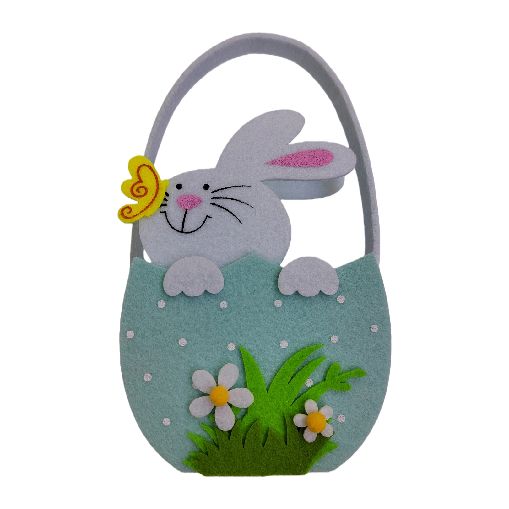 Rabbit God Easter Rabbit Gift Bag: Simple PP handbag, frosted PVC plastic bag Item Picture