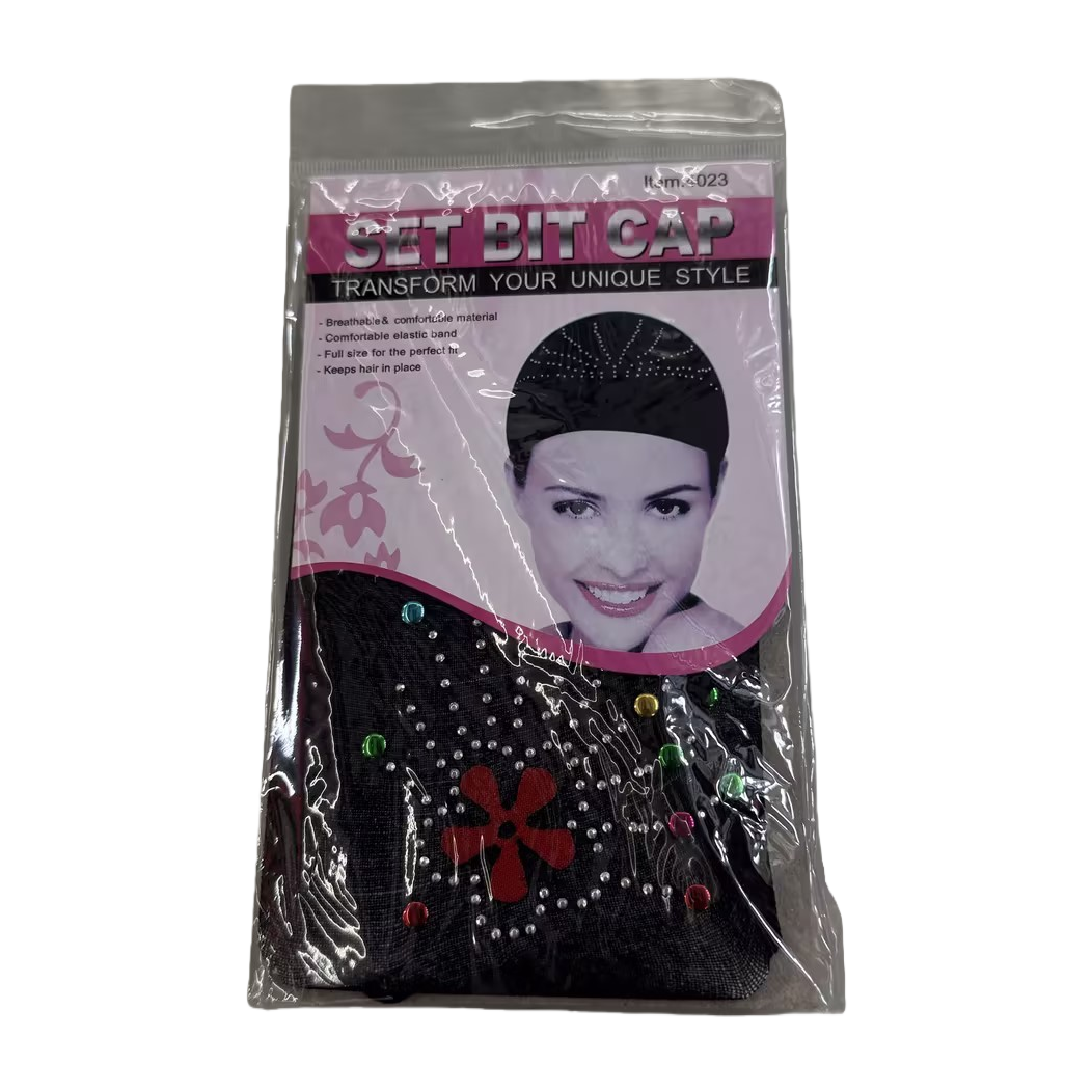 Hair net head cover, net bag for export, nylon one-end pass, European and American cross-border elastic net cover in stock, hair buckle Item Picture