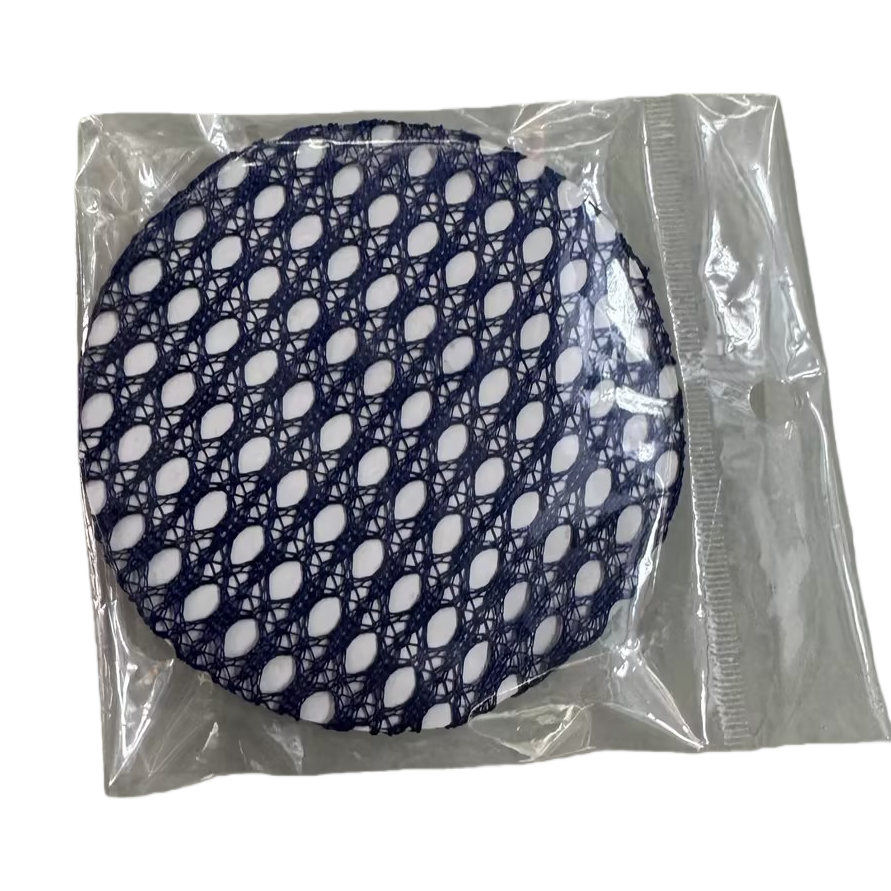 The invisible hair net is breathable and does not pinch the head. The high-elasticity wide-edge stockings press the hair cap with one end through the anti-slip net cover Item Picture