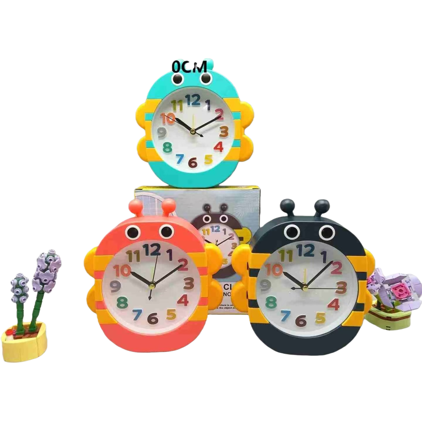 Cartoon-shaped smart alarm clock bedside clock Item Picture