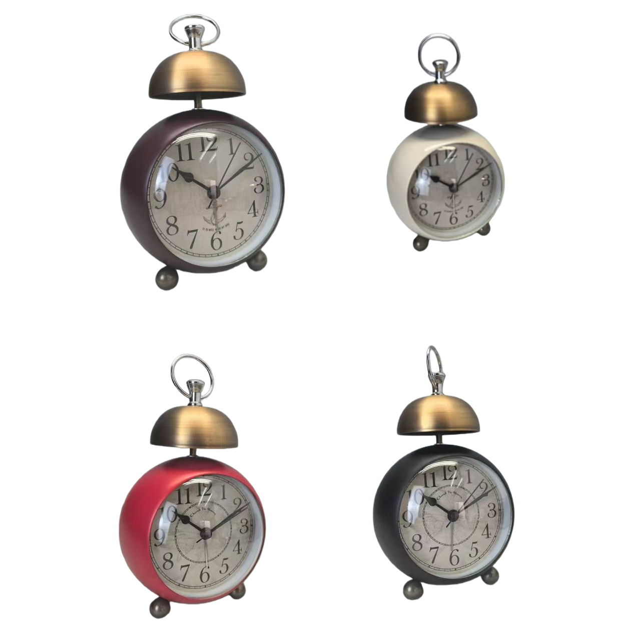 Retro-style smart alarm clock, bedside clock, 12-hour alarm clock Item Picture
