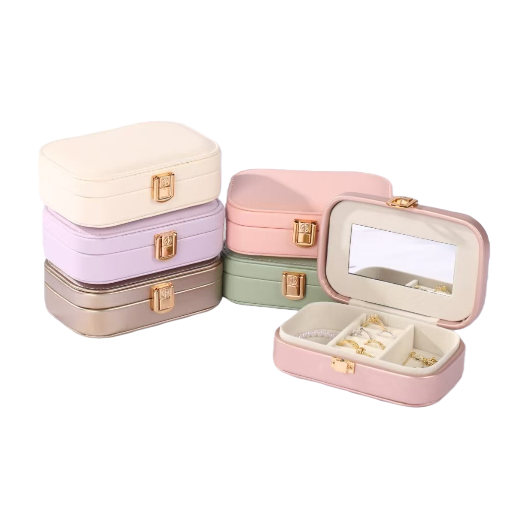 Jewelry storage box, jewelry bag, bracelet box, necklace gift box, simple dust-proof storage box Item Picture