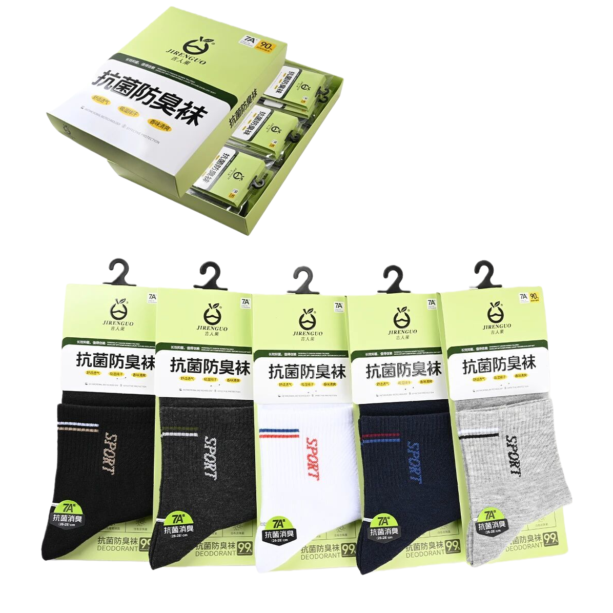Jiren Fruit Antibacterial and Deodorizing Men's Socks and Shoes Drying Agent, White Shoes Dry cleaning Bubble Cleaner Item Picture
