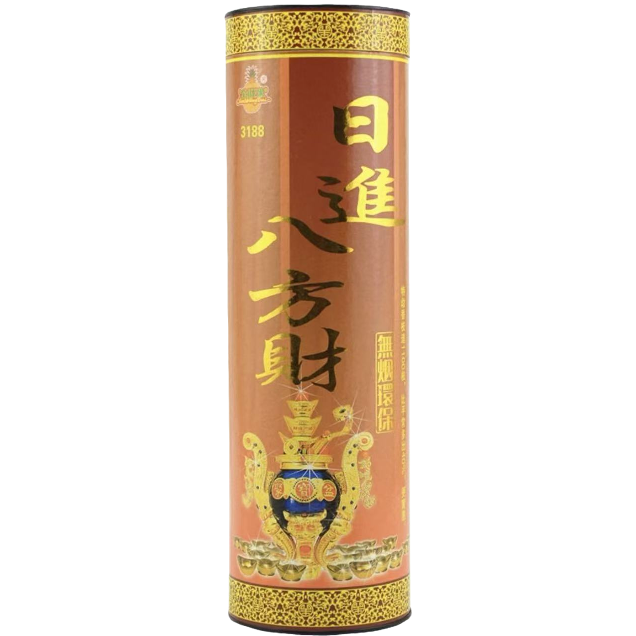 Jinwanglai Incense Tube, "Daily Wealth in All Directions" Smokeless Incense, 32 cm eco-friendly smokeless Incense, Bamboo stick Incense, Buddha Worship Incense Item Picture