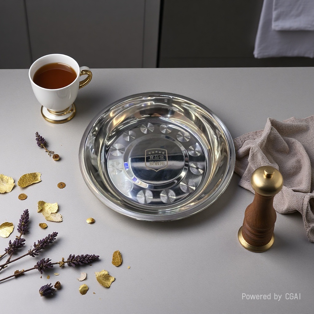 SUS304 extra-thick deep plate, 14CM Specification image
