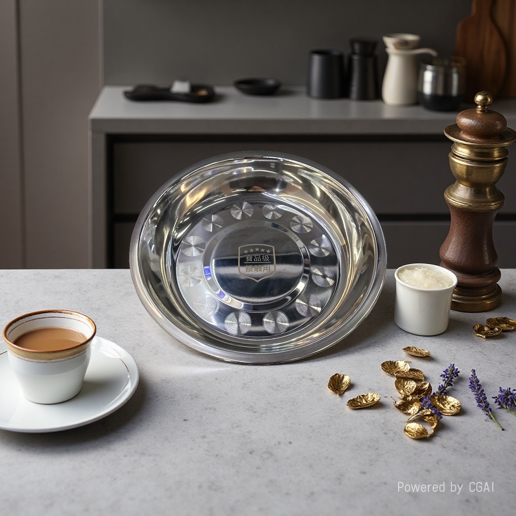 SUS304 extra-thick deep plate, 14CM
