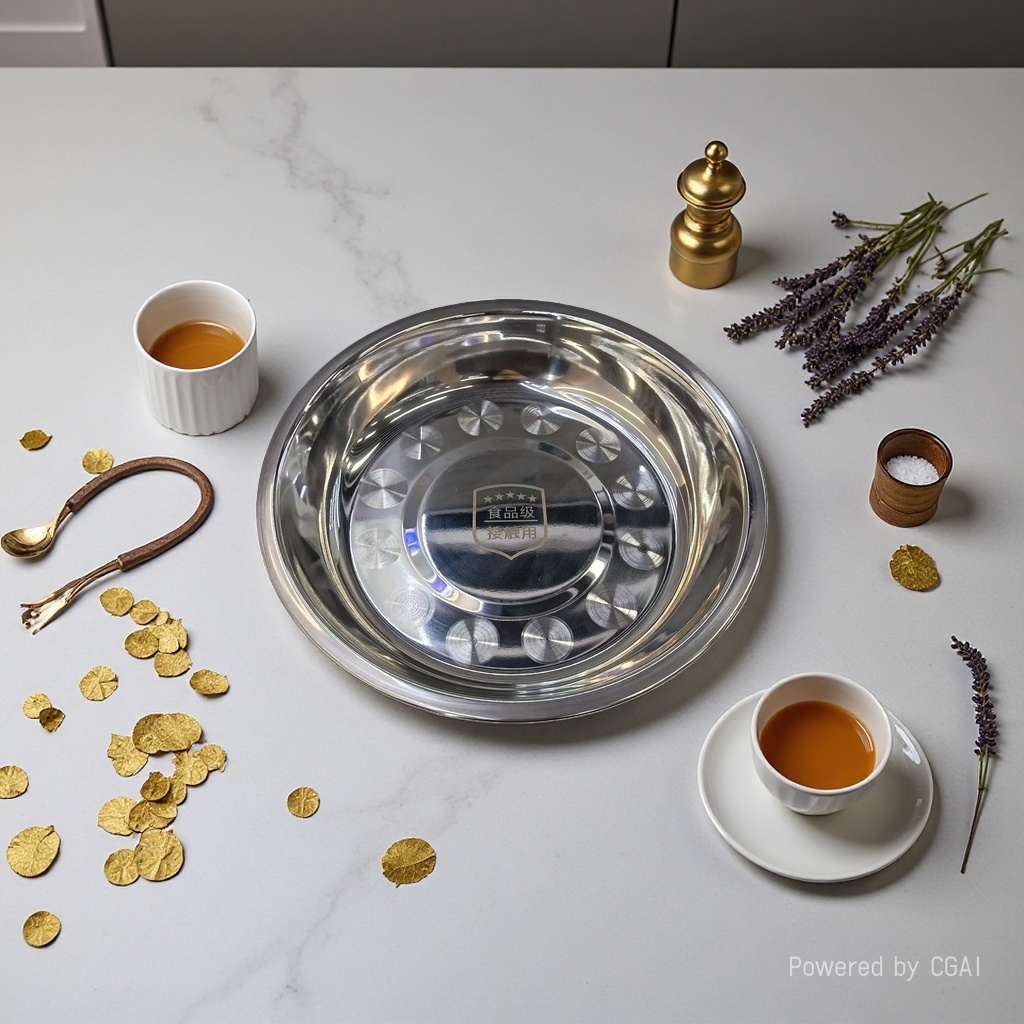 SUS304 extra-thick deep plate, 18CM details Picture