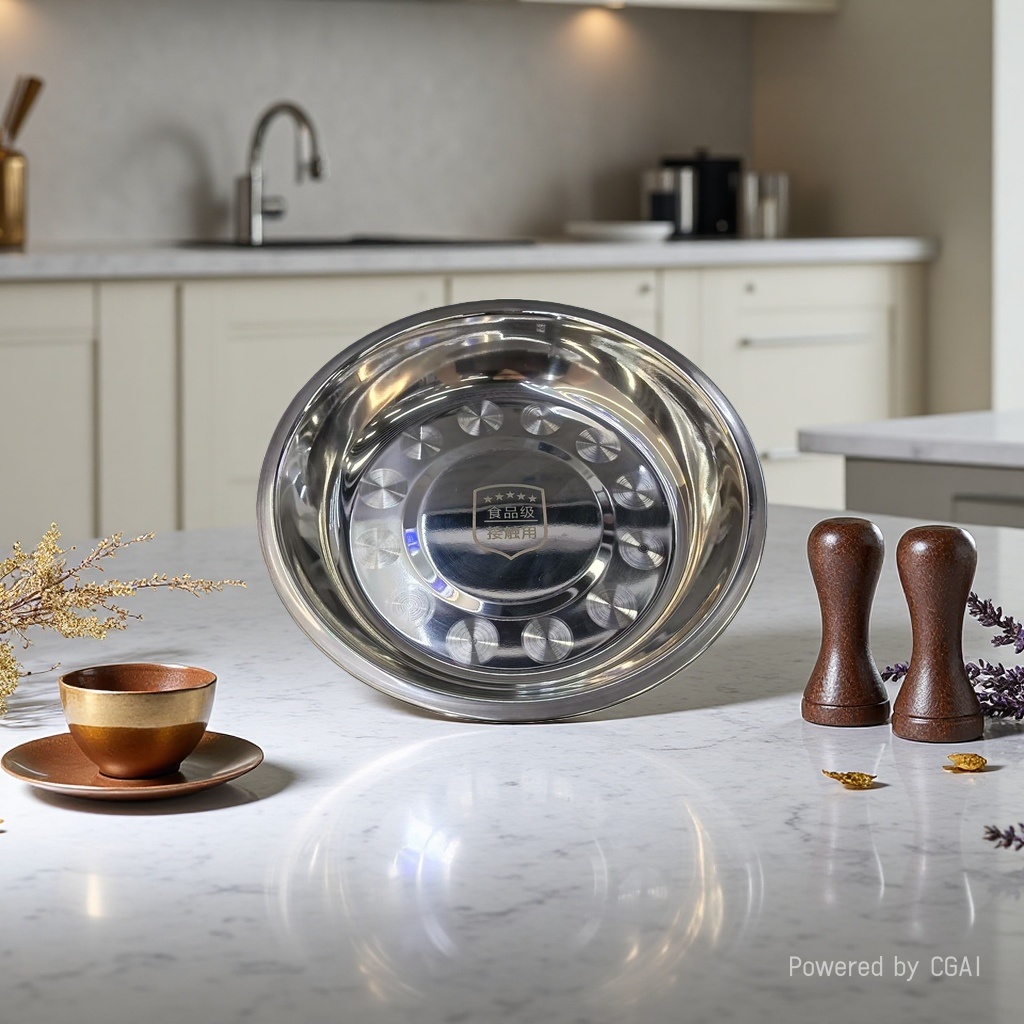 SUS304 extra-thick deep plate, 18CM Specification image