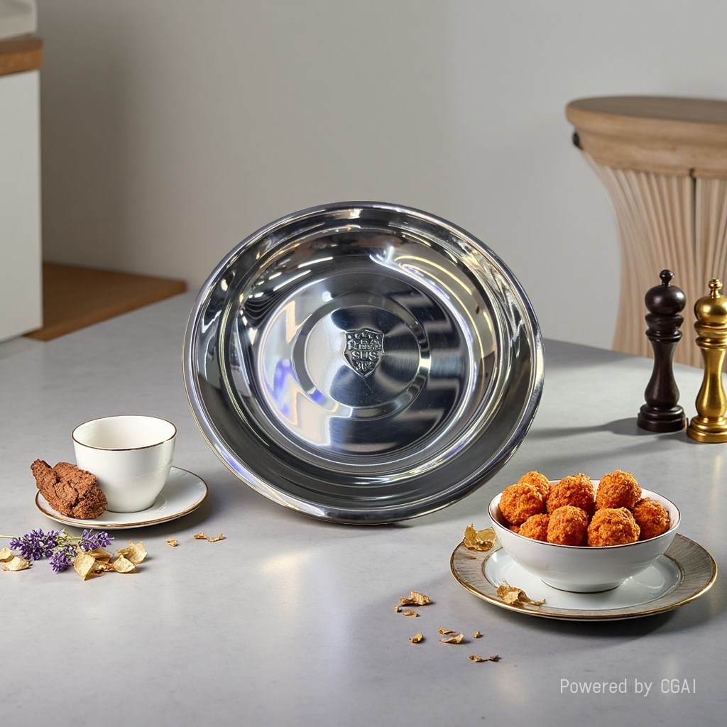 SUS304 extra-thick deep plate, 22CM details Picture
