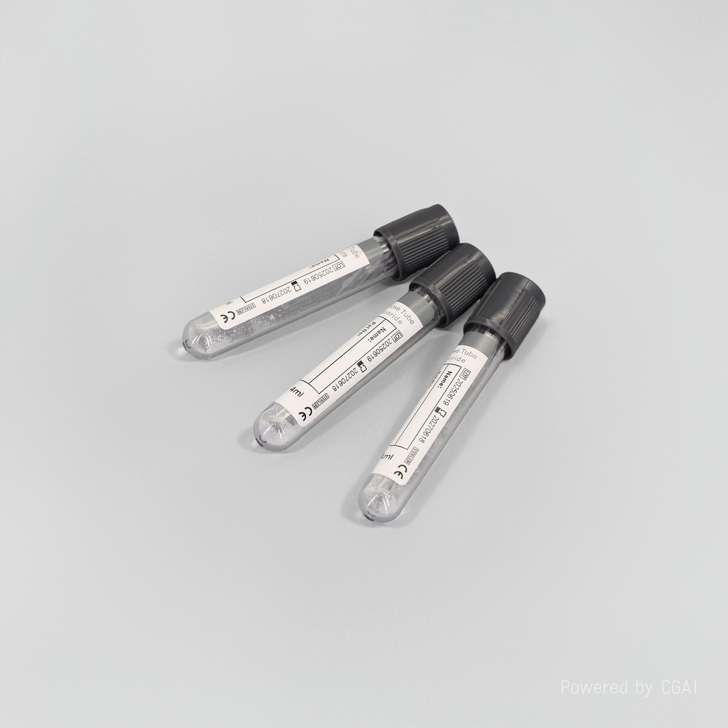 A disposable vacuum negative pressure blood collection container is used for blood collection, biochemical detection, and blood sample collection. PE is drawn from blood vessels