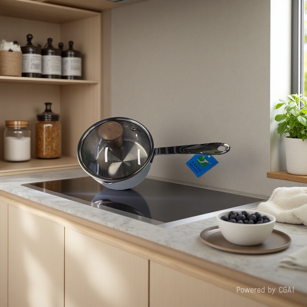 Titanium pot gas wrought iron wok, stainless steel pot + 18cm wok, iron wok, household non-stick wok Specification image