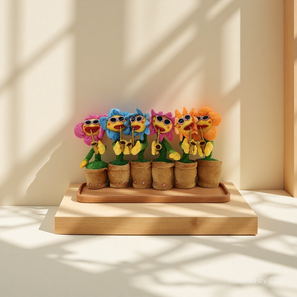 The rotating rod series features enchanting flower rotating rods, multi-functional musical instrument ornaments, festival gifts, etc