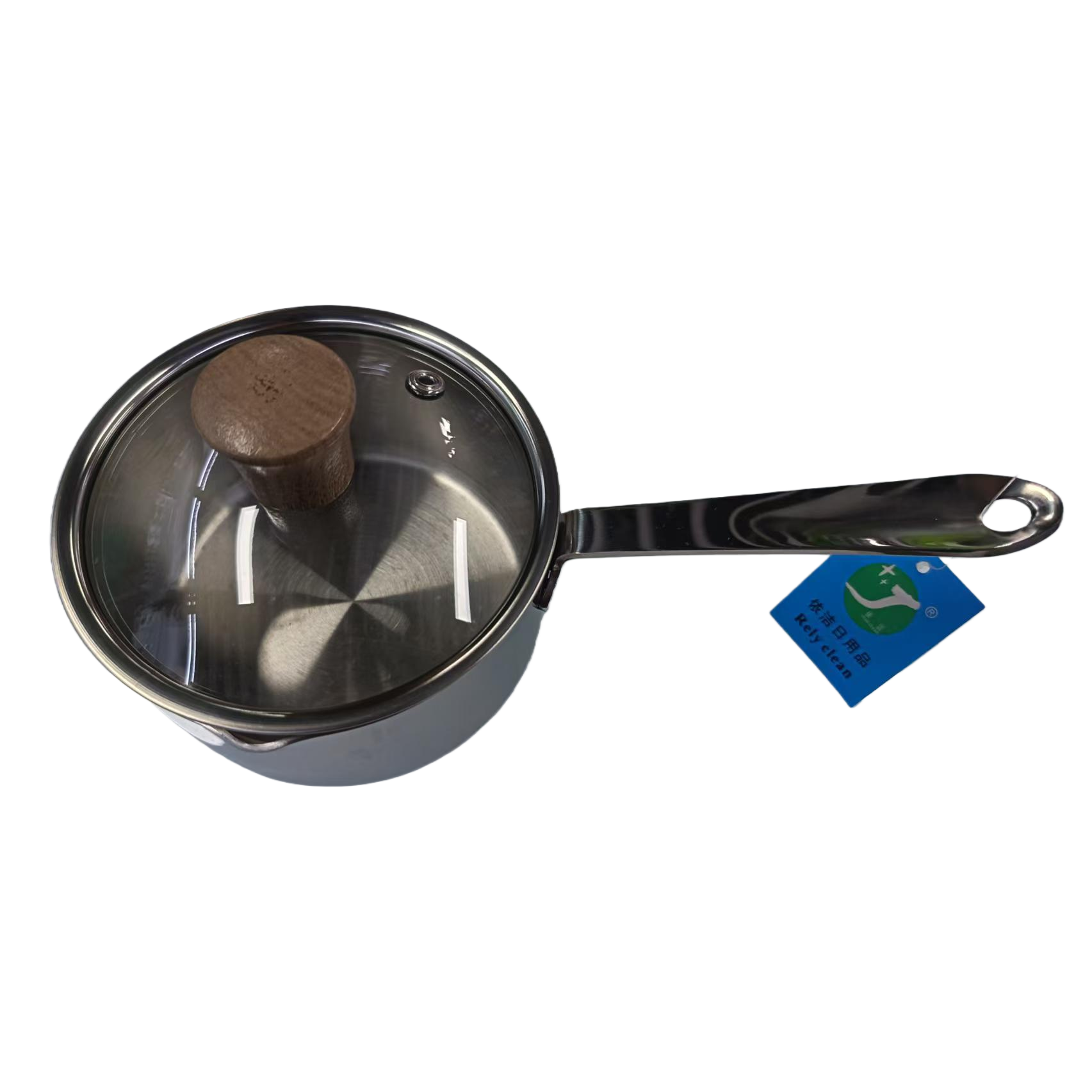Titanium pot gas wrought iron wok, stainless steel pot + 18cm wok, iron wok, household non-stick wok Item Picture