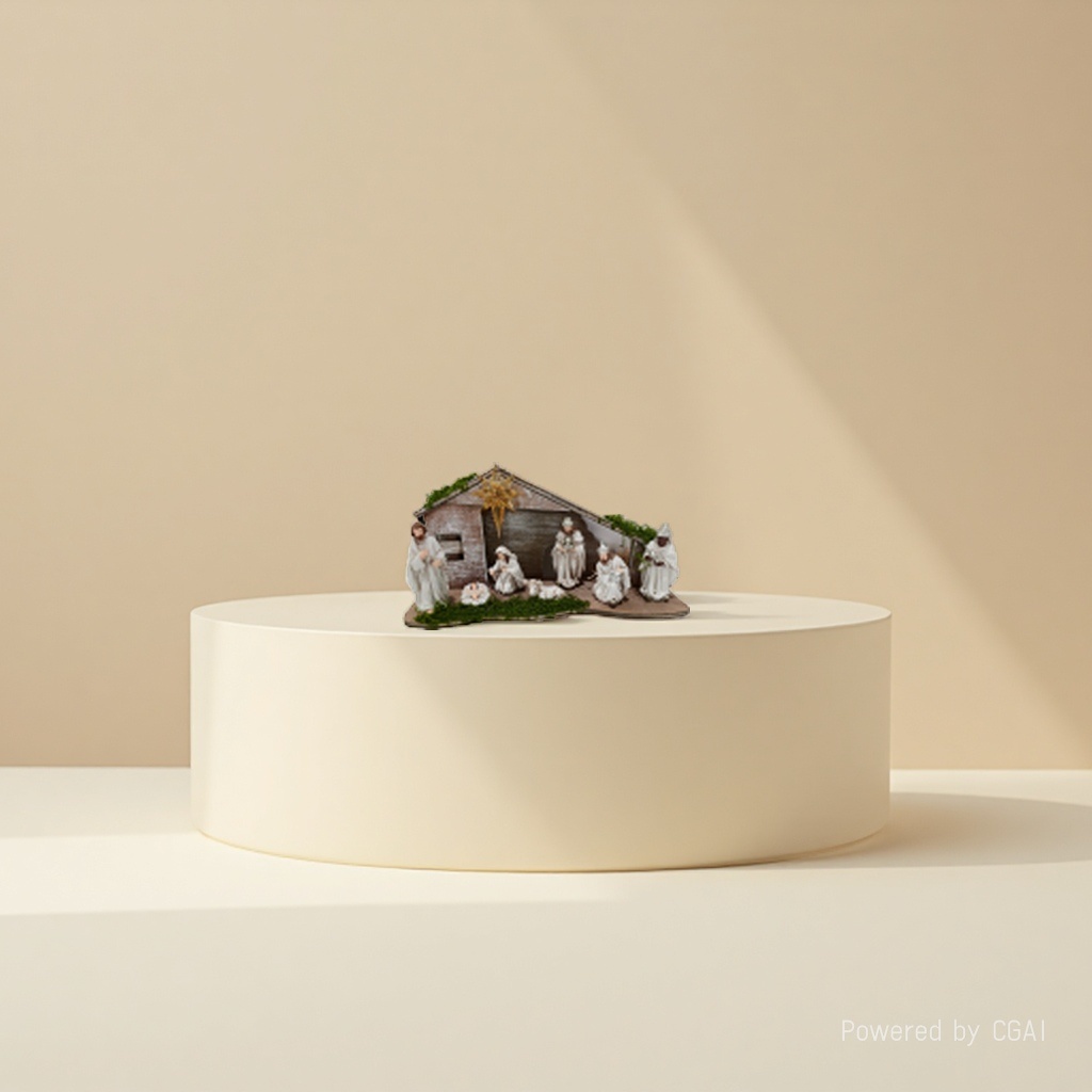 Sote Christmas scene Jesus Nativity model Christmas decorations