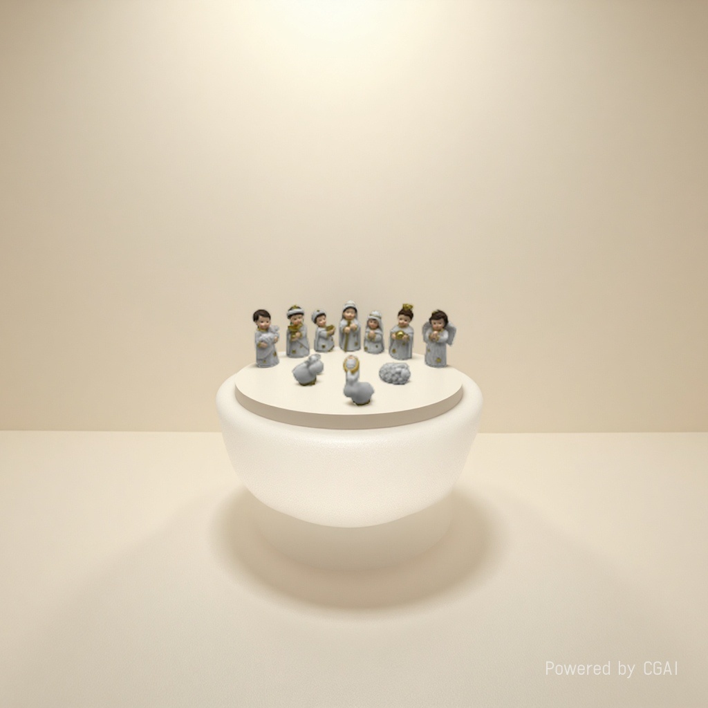 Handmade ceramic figure ornaments Specification image
