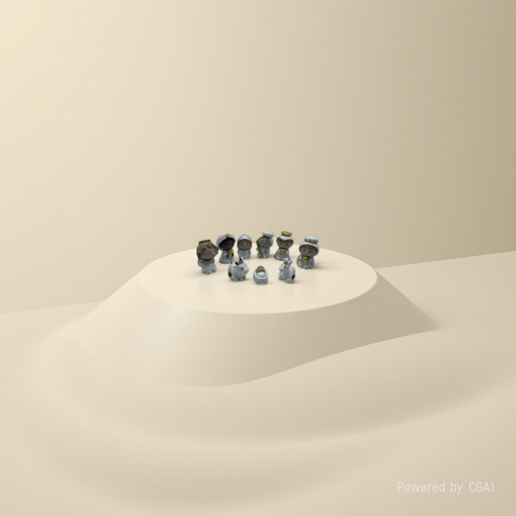 Ceramic figure ornaments, handcrafted products 35 Application Scenario
