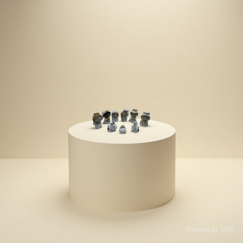Ceramic figure ornaments, handcrafted products 35 Specification image