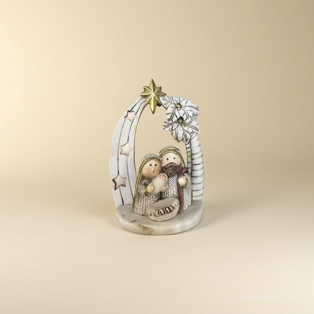 Christmas-themed Holy Family statues and Christmas decorations Specification image