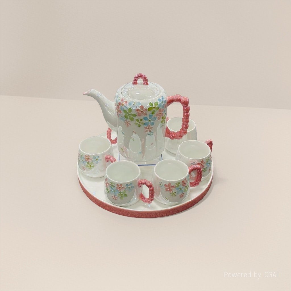 European-style light luxury high-temperature resistant ceramic water set, cup set, tea set, wedding gift for the newlyweds, high-end Application Scenario