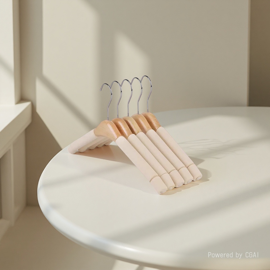 Solid wood sponge clothes hanger, anti-slip and traceless, household clothes hanger, clothes rack, clothing store storage clothes hanger, anti-shoulder corner clothes drying rack details Picture