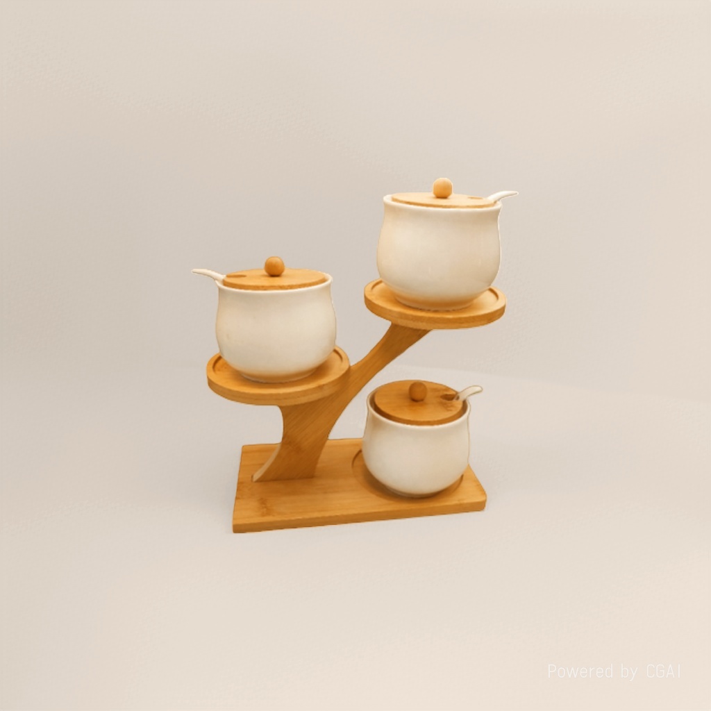 Ceramic seasoning creative seasoning box set, household kitchen chili salt jar, commercial table condiments monosodium glutamate chili oil Application Scenario