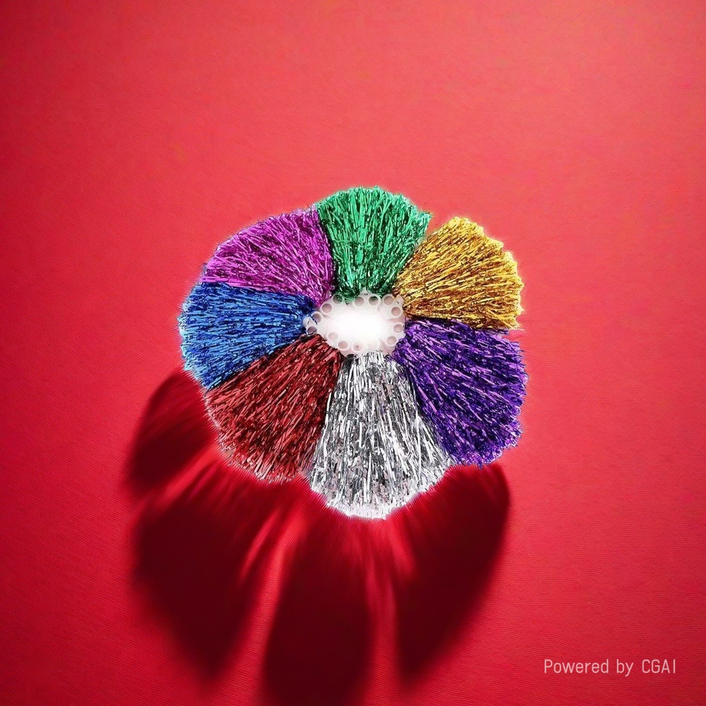 Cheerleading team, hand flower, cheerleading, flower ball, flower ball, colorful ball, rubia flower holding, hand shaking, flower dance performance 091646610111151683 details Picture