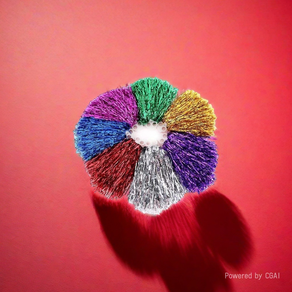Cheerleading team, hand flower, cheerleading, flower ball, flower ball, colorful ball, rubia flower holding, hand shaking, flower dance performance 091646610111151683 Specification image