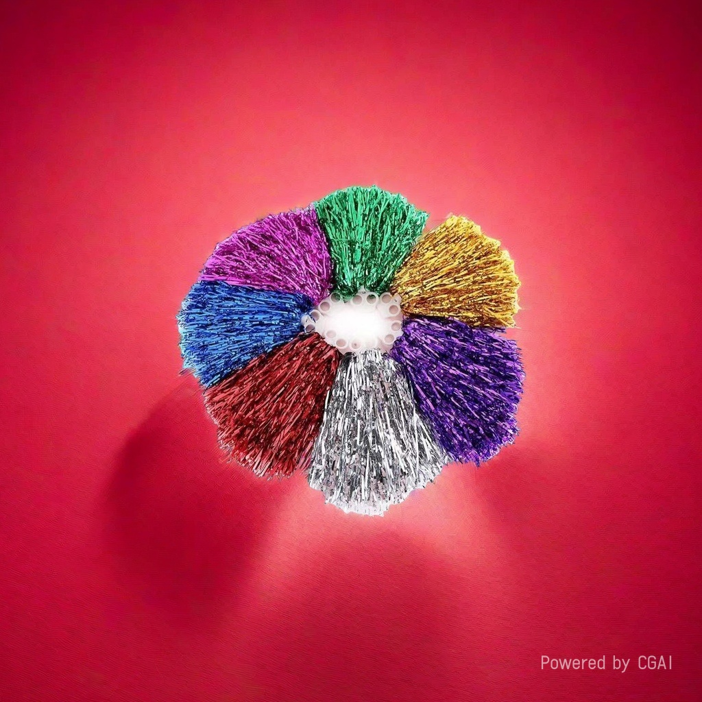 Cheerleading team, hand flower, cheerleading, flower ball, flower ball, colorful ball, rubia flower holding, hand shaking, flower dance performance 091646610111151683 Application Scenario