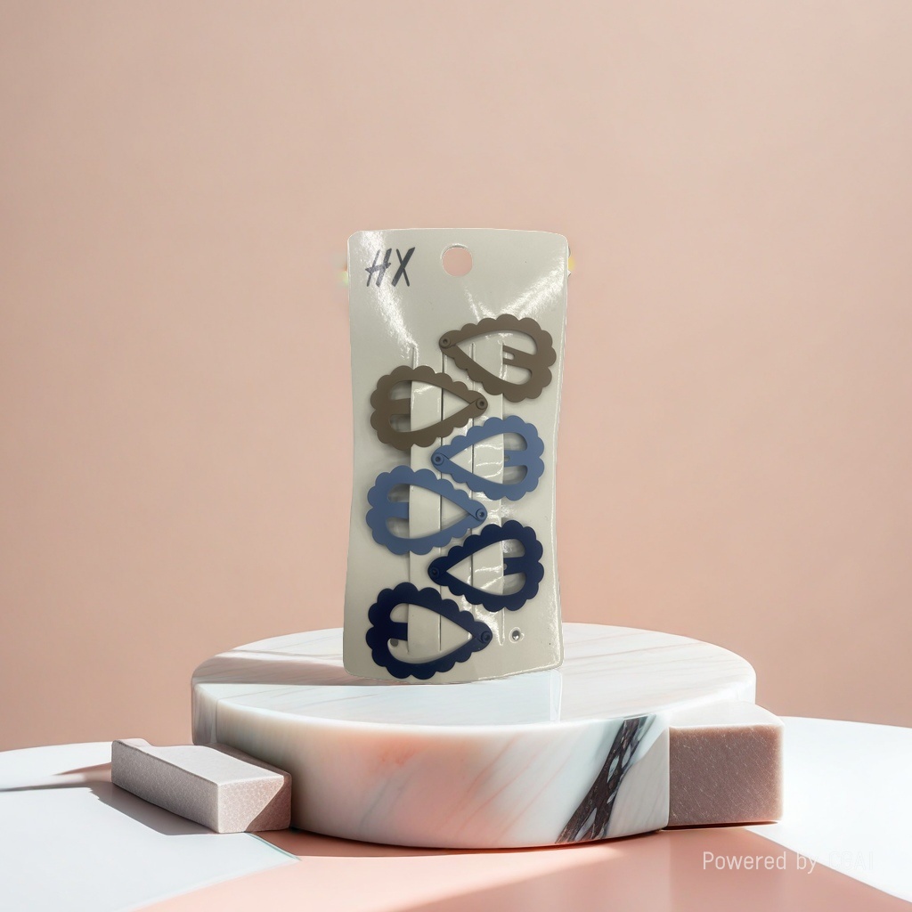 发卡/宋锦底托/宋锦/宠物发夹/儿童发夹产品图