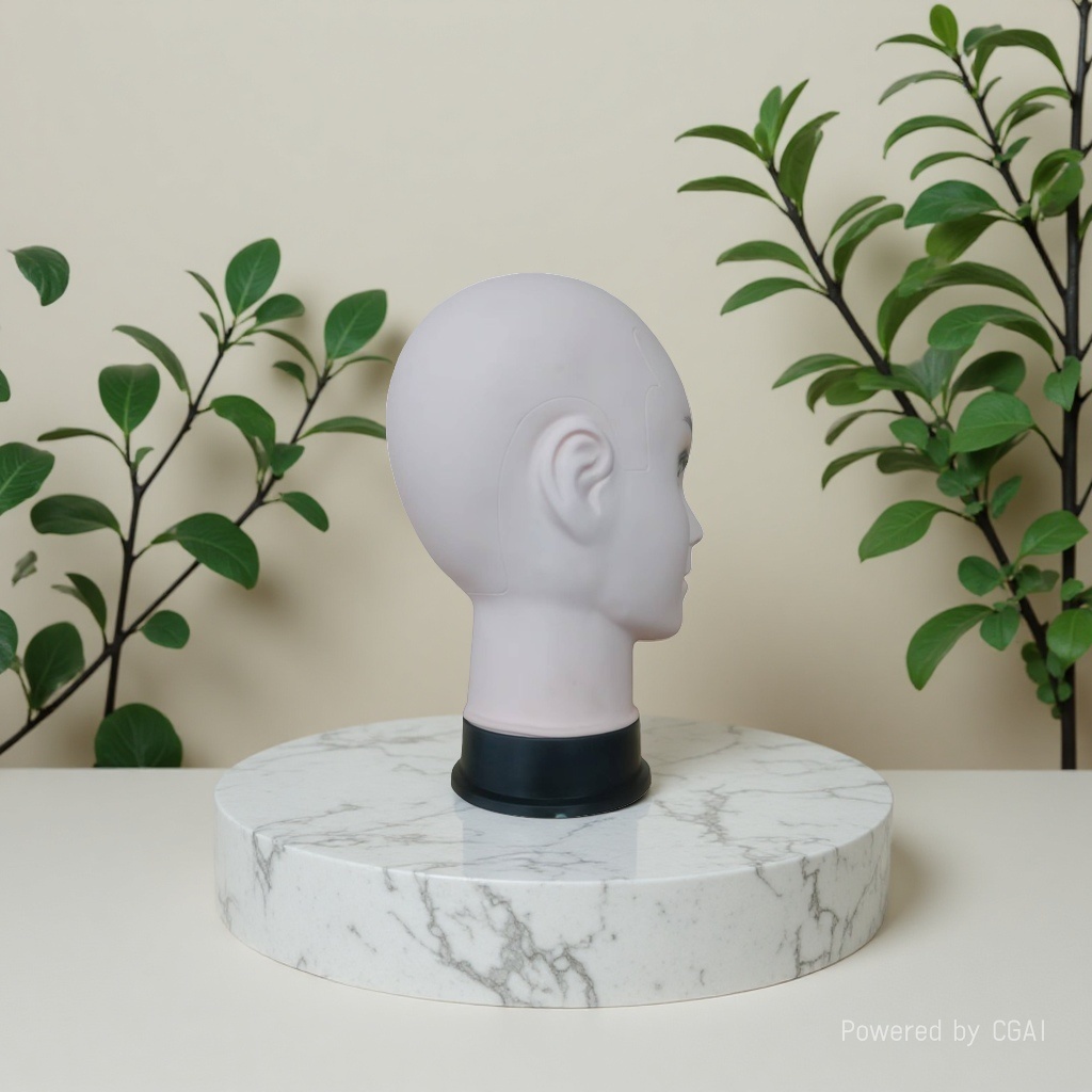 Mannequin female model display head, mannequin head, model-specific headshot, mannequin head, mannequin display head, mannequin display head details Picture