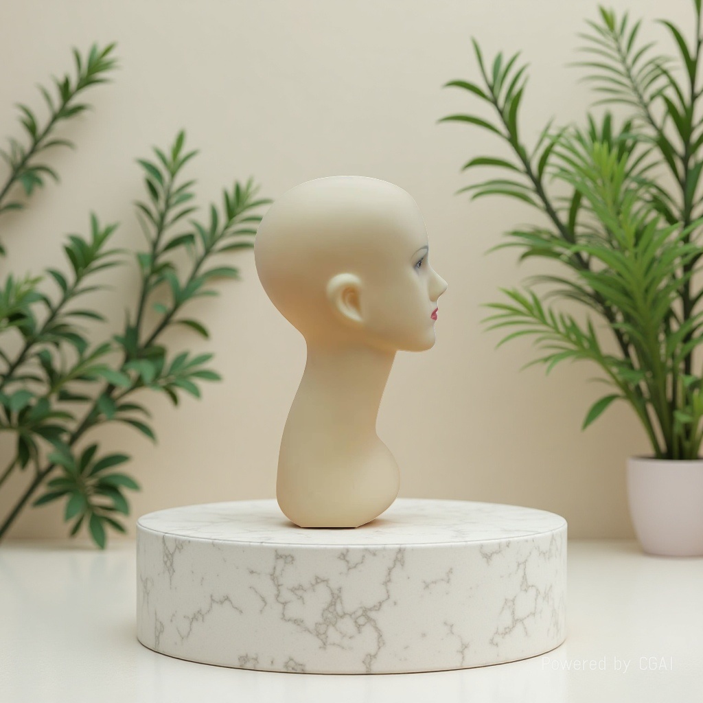 模特/人体模特/模特展示头/模特头/人台女产品图