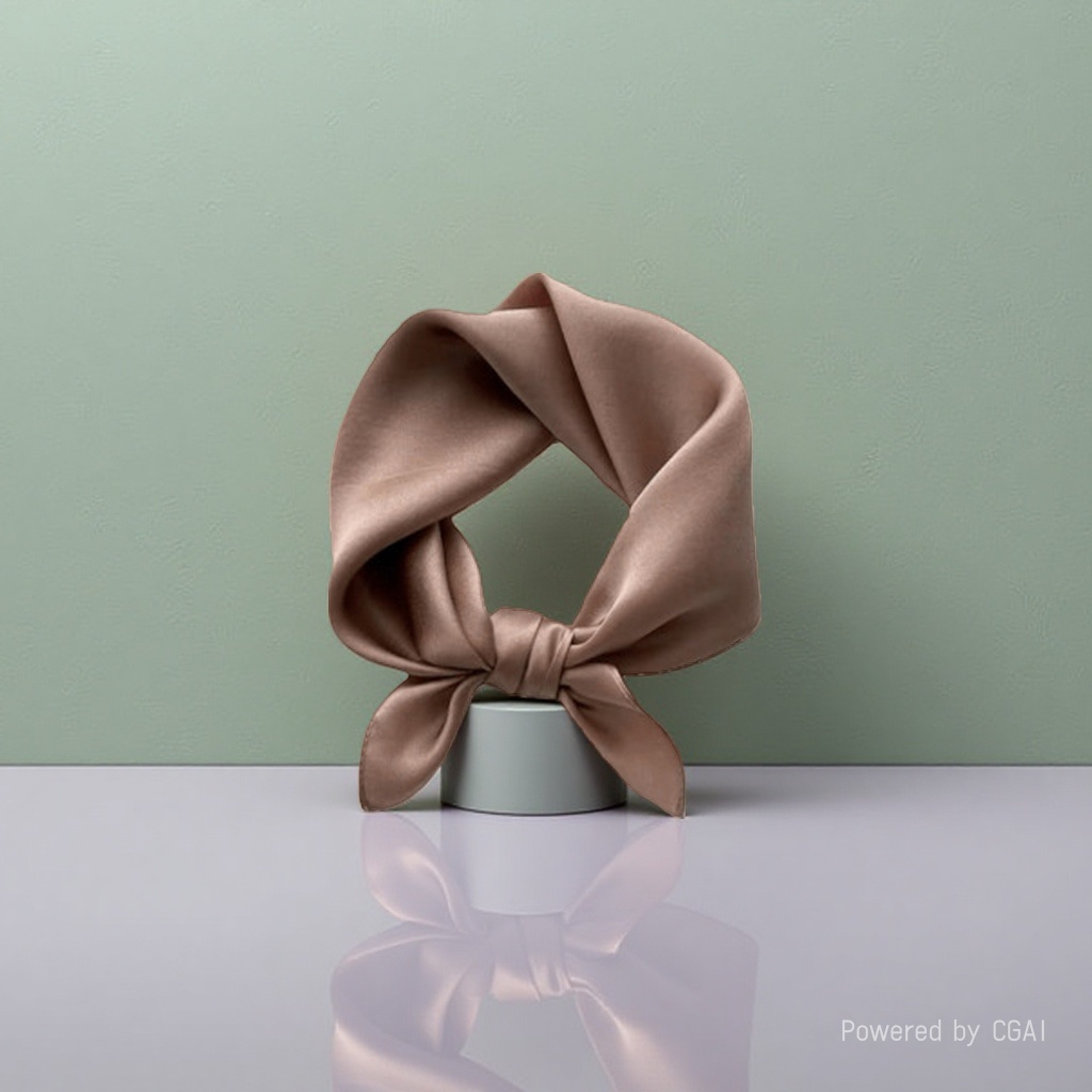 Silk scarf, ribbon scarf, square scarf, shawl, small silk scarf, 180g Specification image