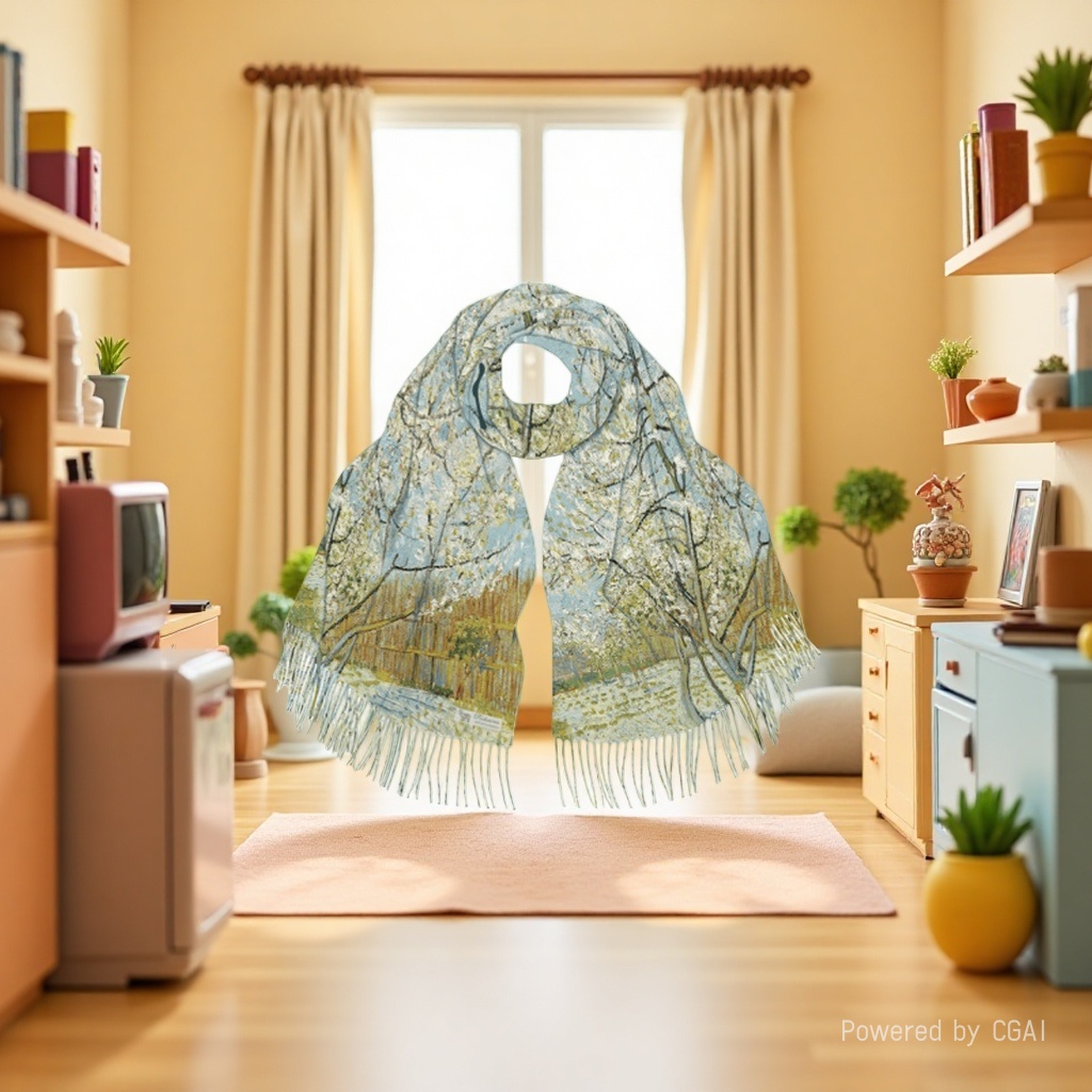 The 2026 new multi-purpose commuting silk scarf is a great match for artistic style. The 70-square-meter scarf has two different colors on both sides details Picture