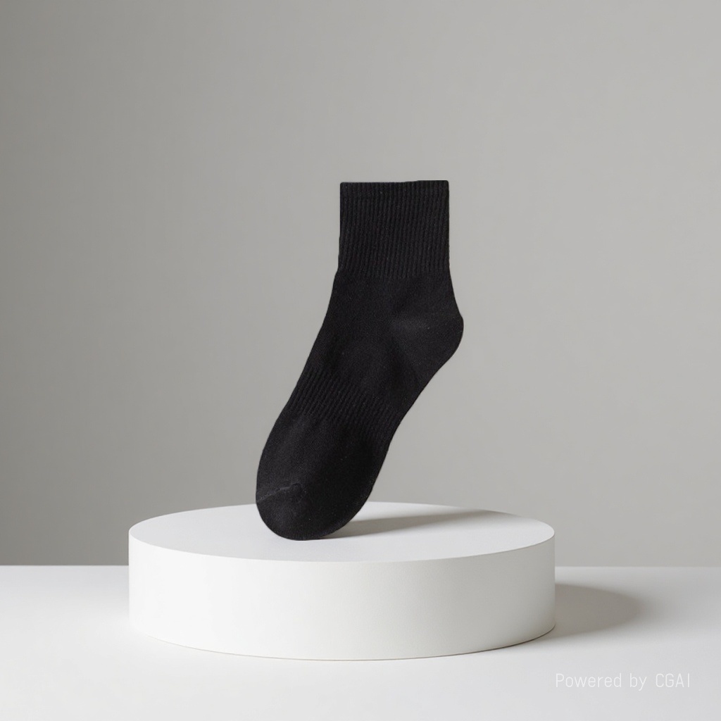 Yin Kai Knitting - Men's and Women's Summer Thin Solid Color sweat-absorbing and odor-proof short Socks Pure Cotton breathable thin Mesh business short socks details Picture