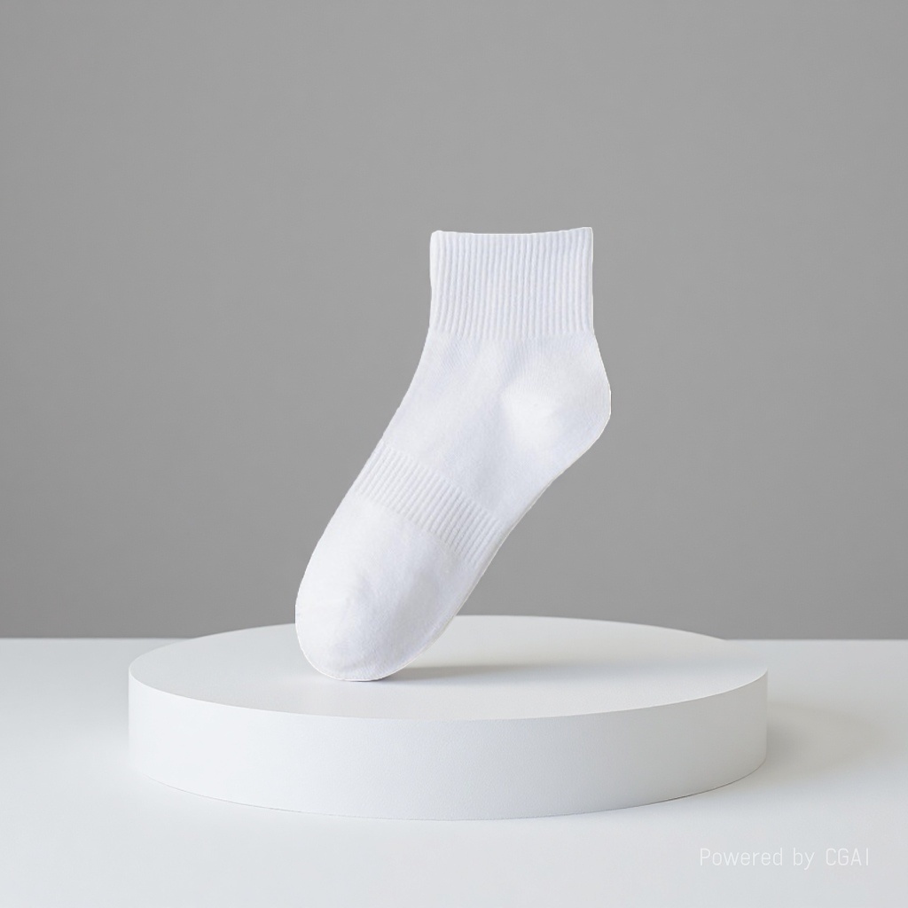 Yin Kai Knitting - Men's and Women's Summer Thin Solid Color Sweat-absorbing and odor-proof Short Socks Pure Cotton Breathable Thin Mesh Business Short Socks 163155207