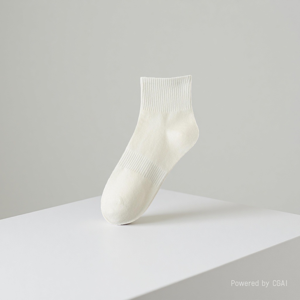 Yin Kai Knitting - Men's and Women's Summer Thin Solid Color Sweat-absorbing and odor-proof Short Socks Pure Cotton Breathable Thin Mesh Business Short Socks 163157738 details Picture