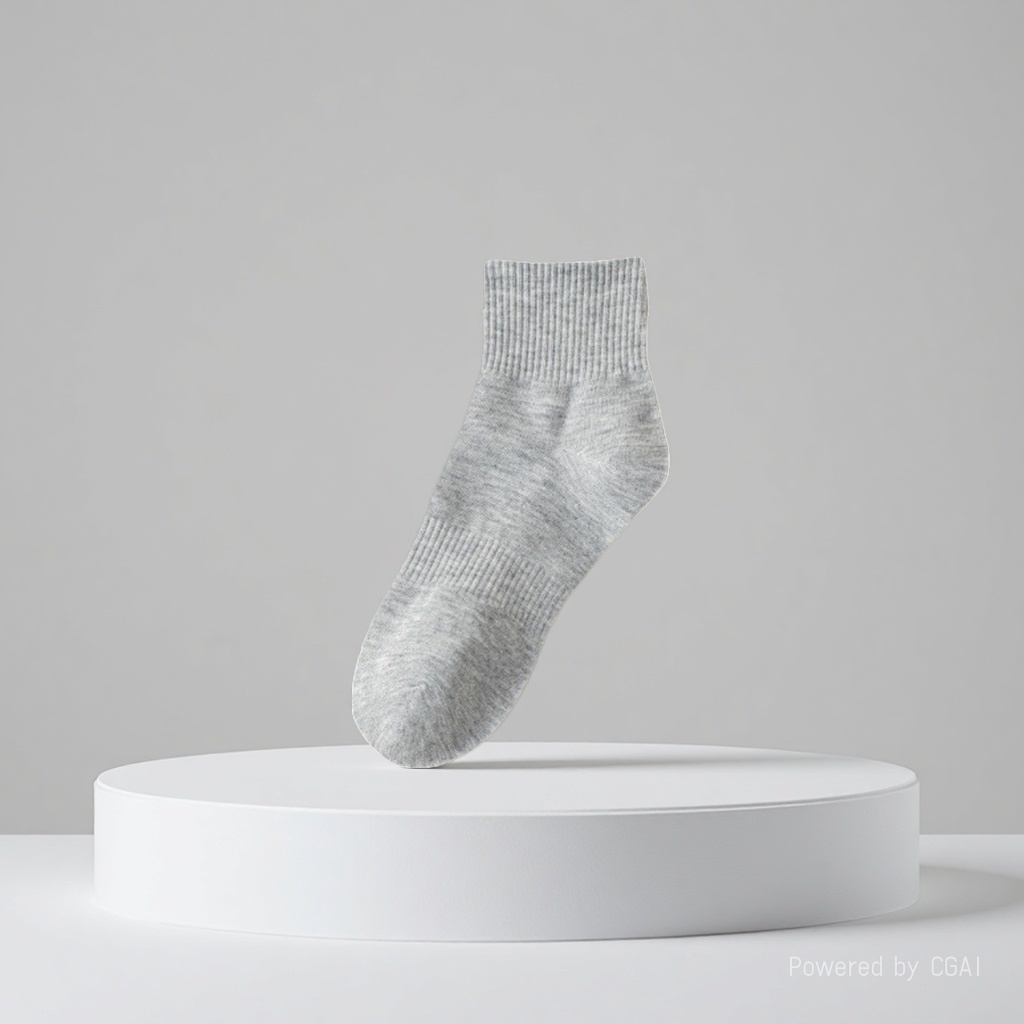 Yin Kai Knitting - Men's and Women's Summer Thin Solid Color Sweat-absorbing and odor-proof Short Socks Pure Cotton Breathable Thin Mesh Business Short Socks 163200422 Application Scenario