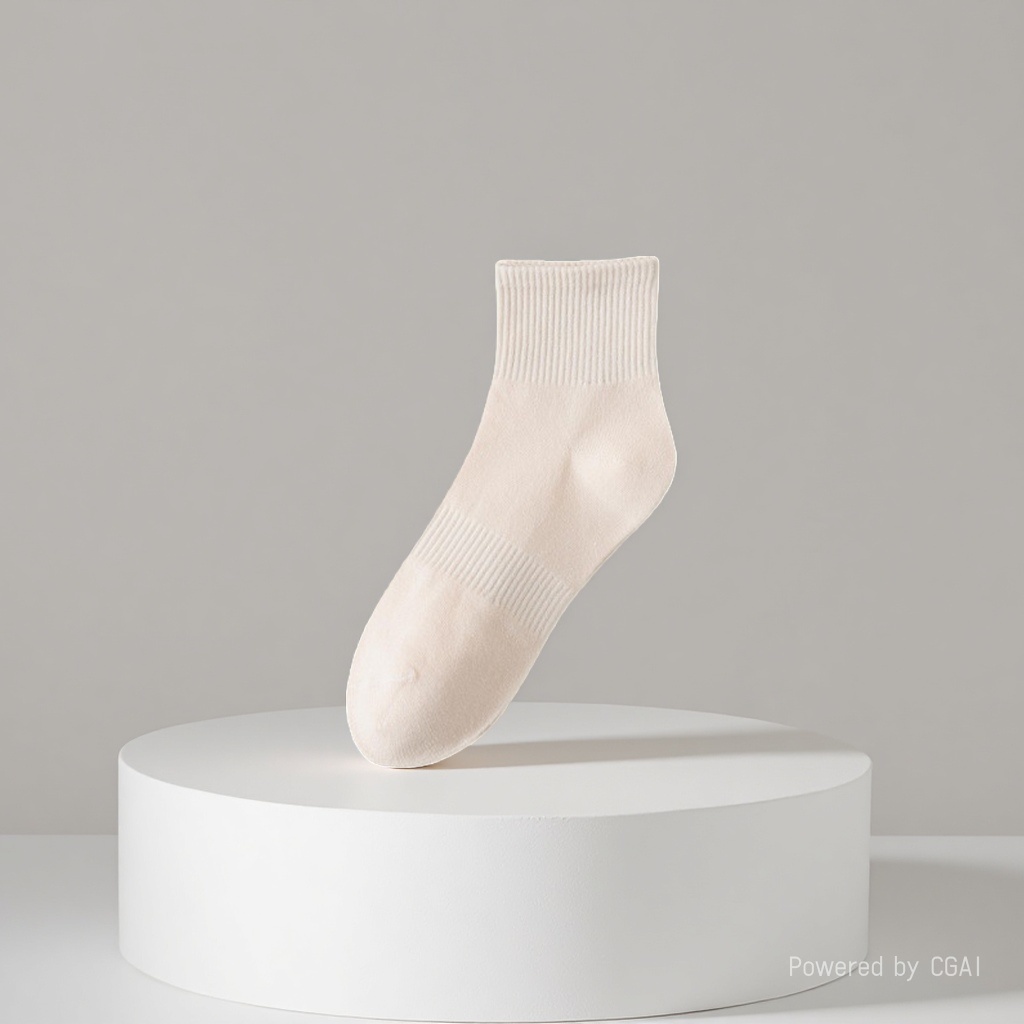 Yin Kai Knitting - Men's and Women's Summer Thin Solid Color Sweat-absorbing and odor-proof Short Socks Pure Cotton Breathable Thin Mesh Business Short Socks 163203037 Application Scenario